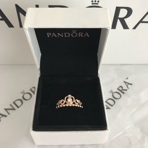 New in Box Pandora Rose My Princess Tiara Ring